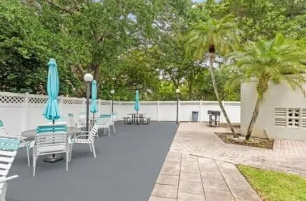 Clubhouse picnic area