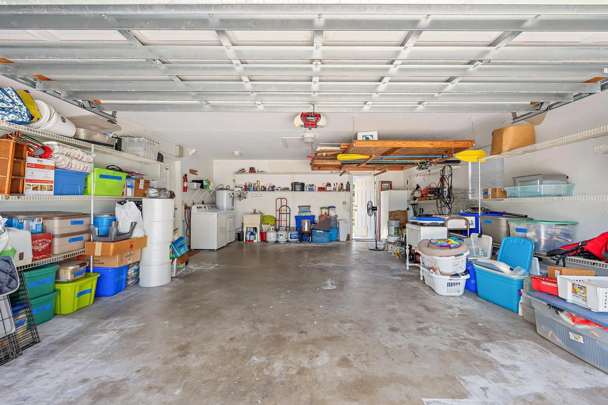 Extended 2 car garage