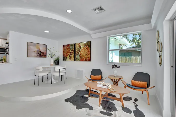 Living Room & Dining Area