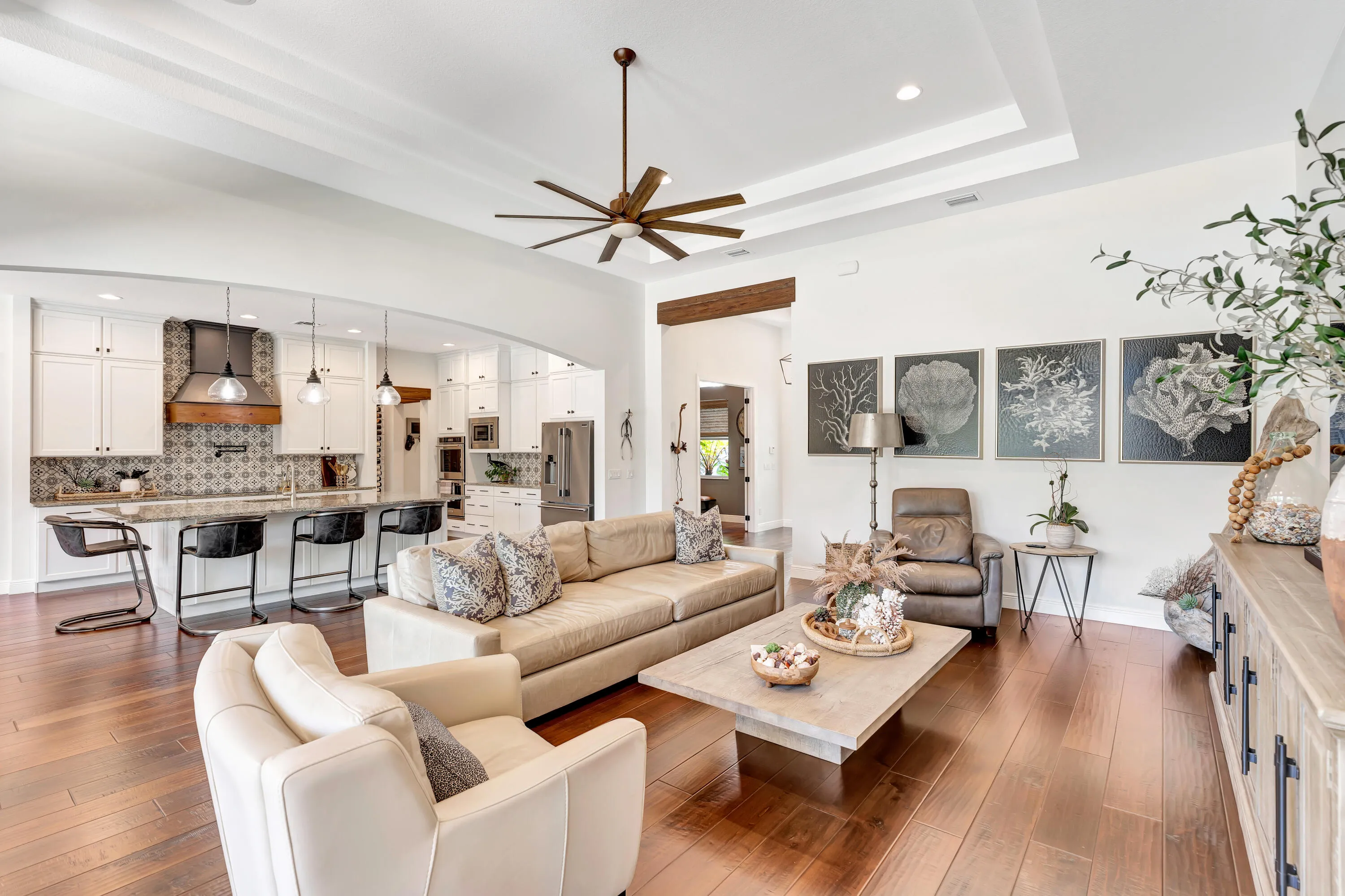 Living Room and Kitchen