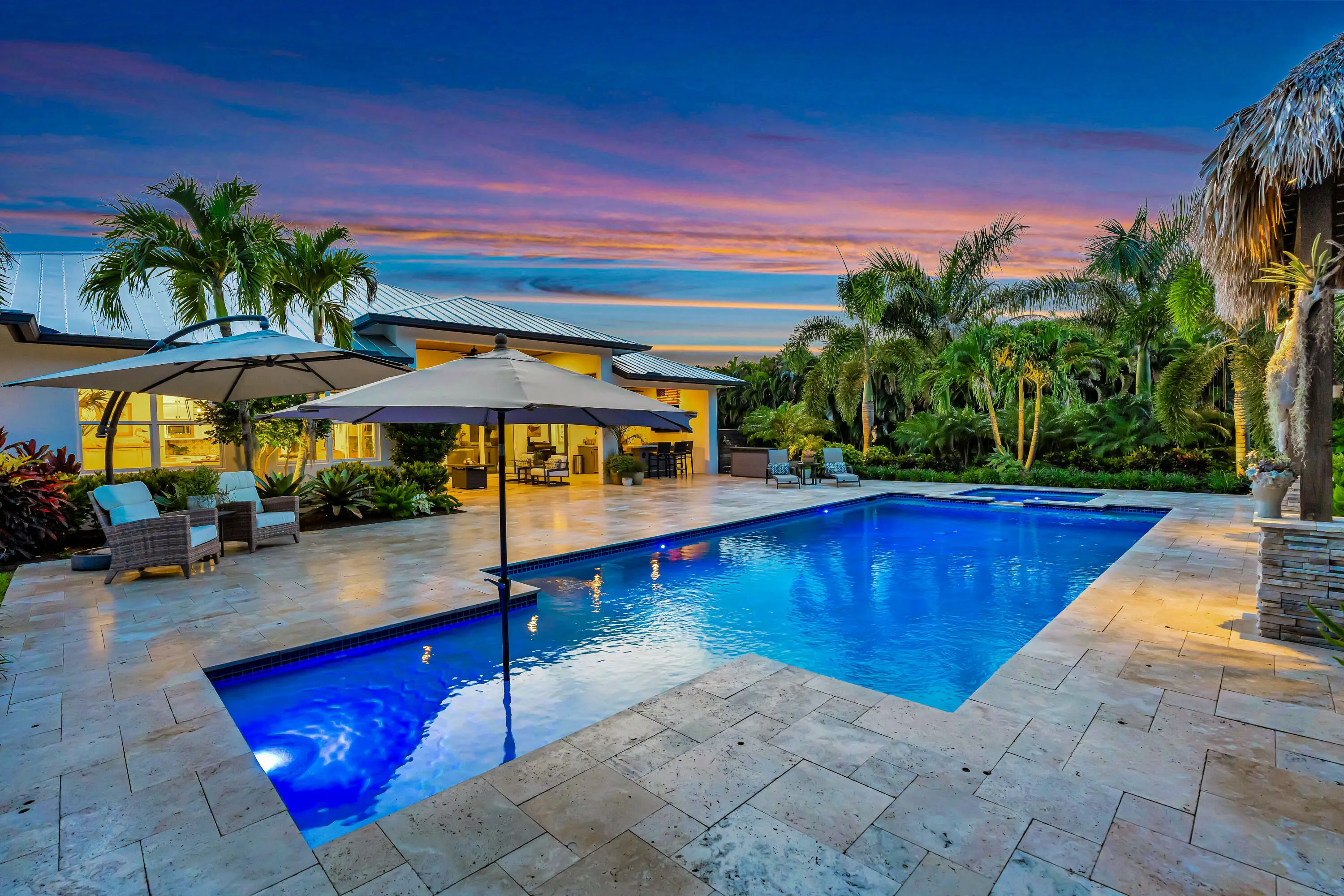 Pool area