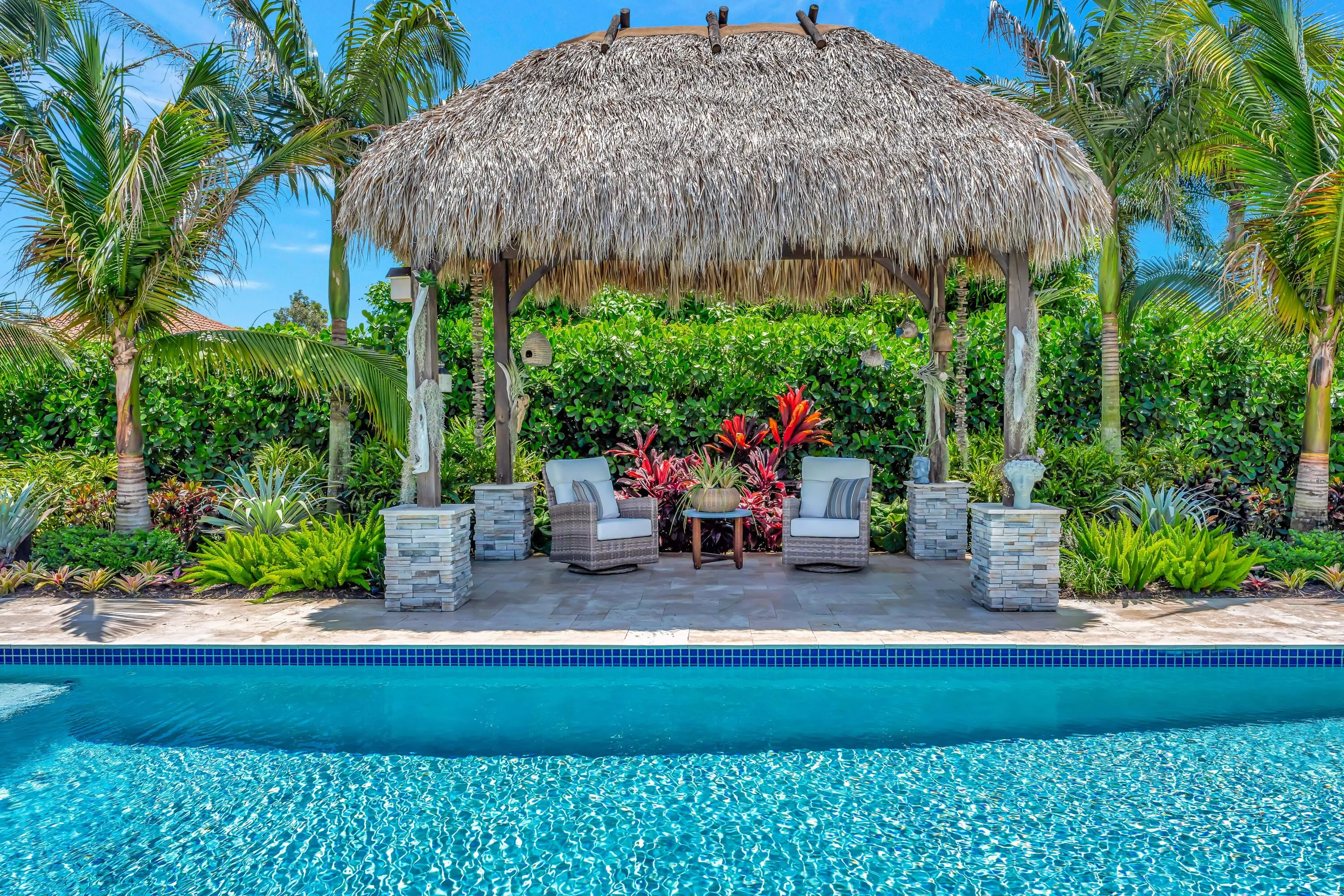 Tiki Hut sitting area