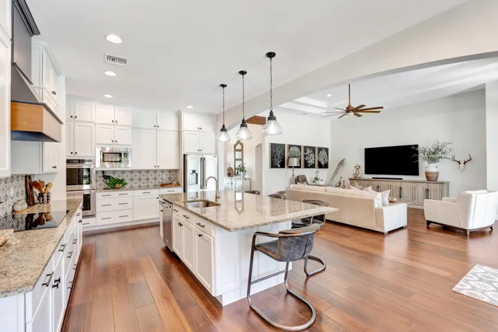 Kitchen and Living Room