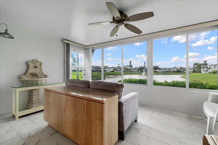 Back enclosed Patio Room