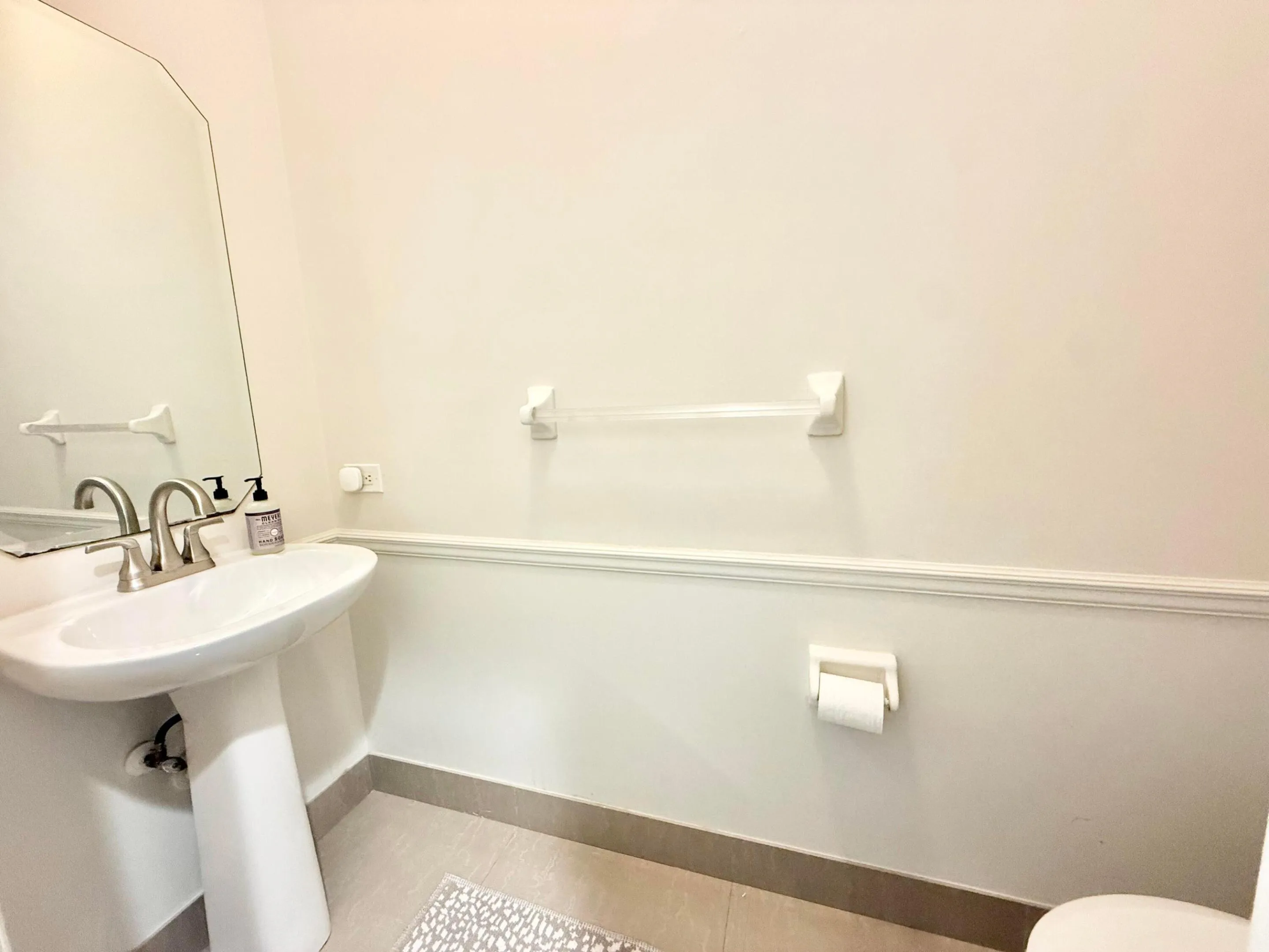 1/2 Bath Down