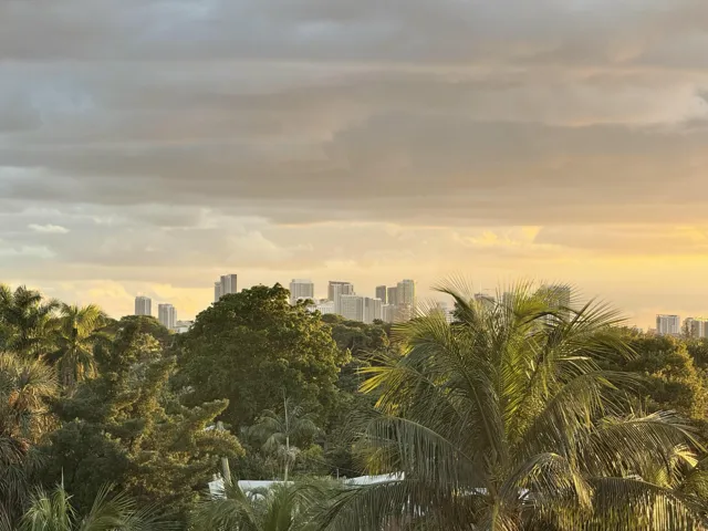 View from the balcony