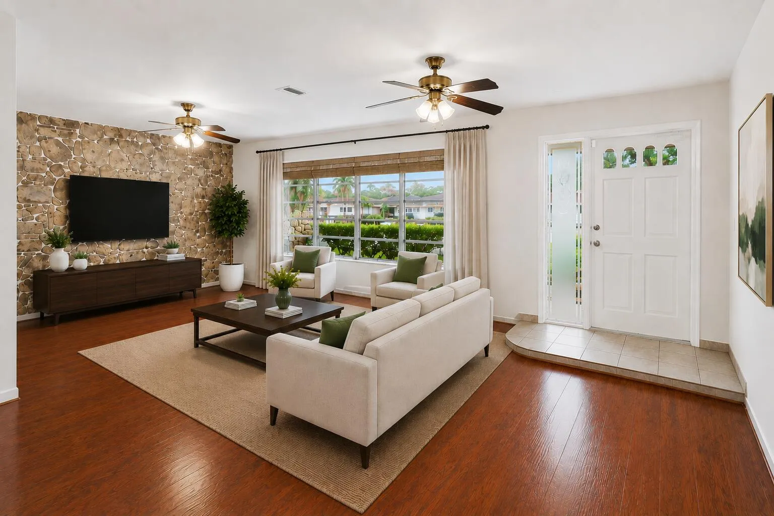 Staged living room 2