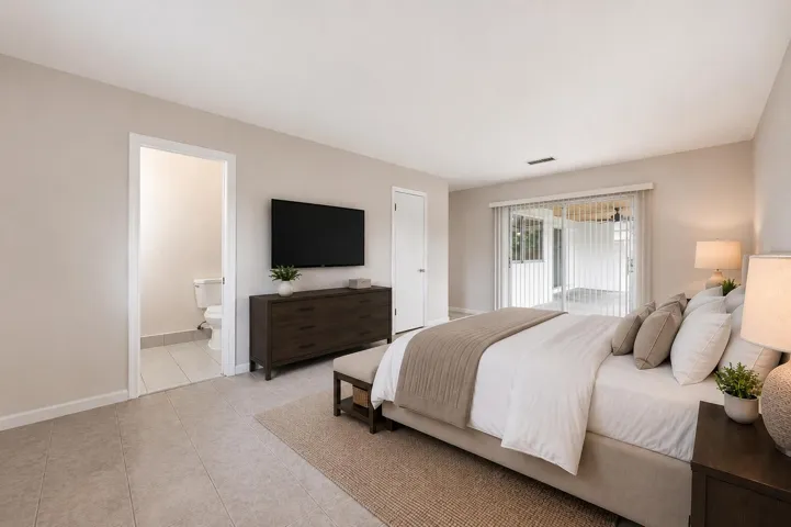 Staged Primary Bedroom
