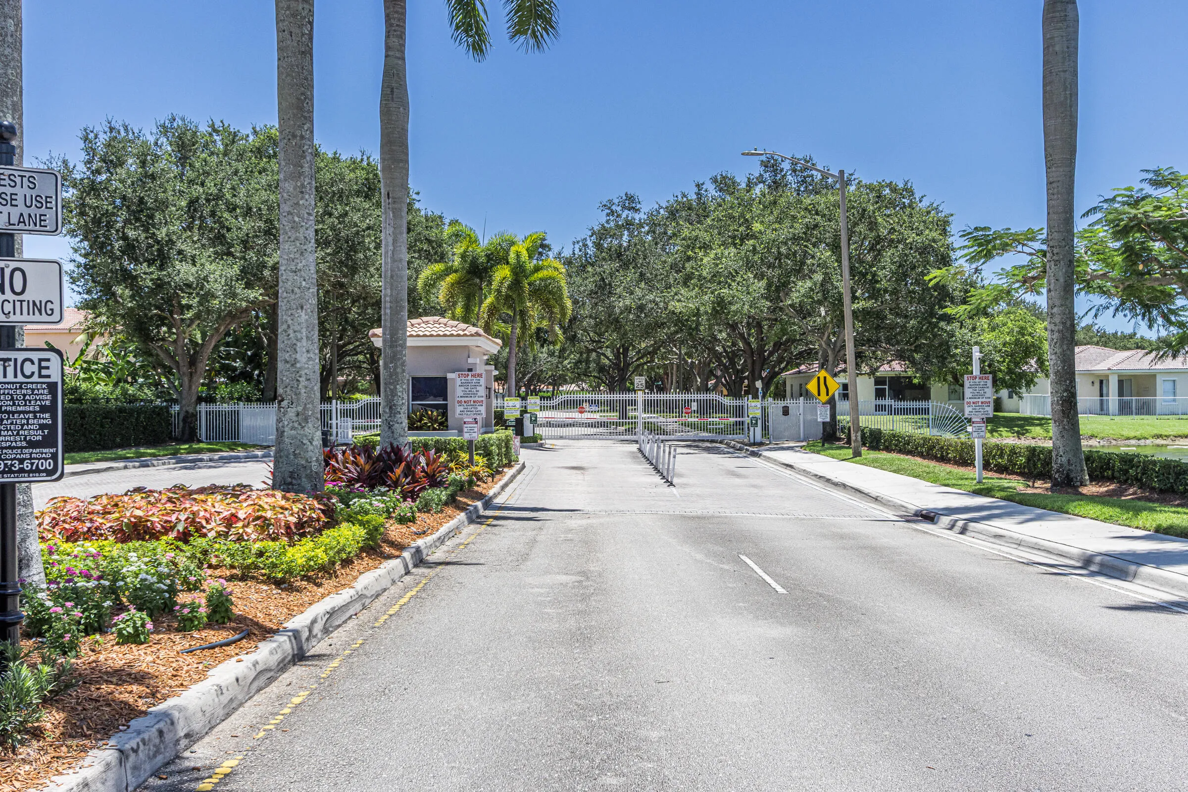 gated community with call box