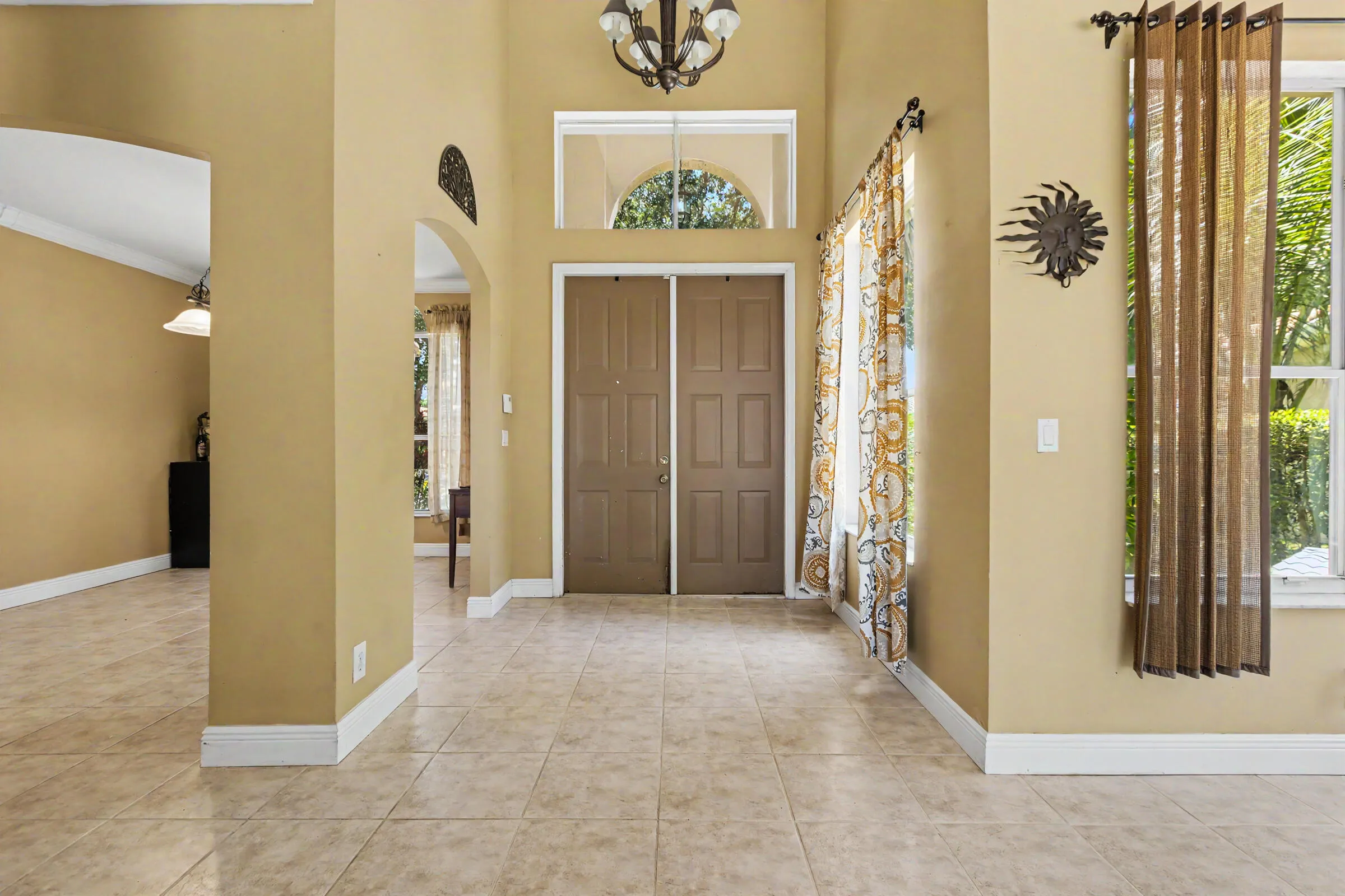 double door foyer entry