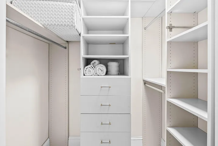 Primary closet