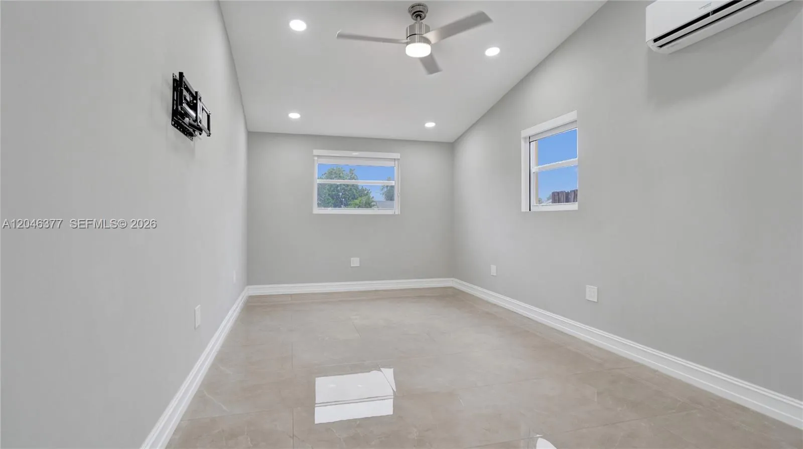 2nd Bedroom off the Kitchen and Living room area