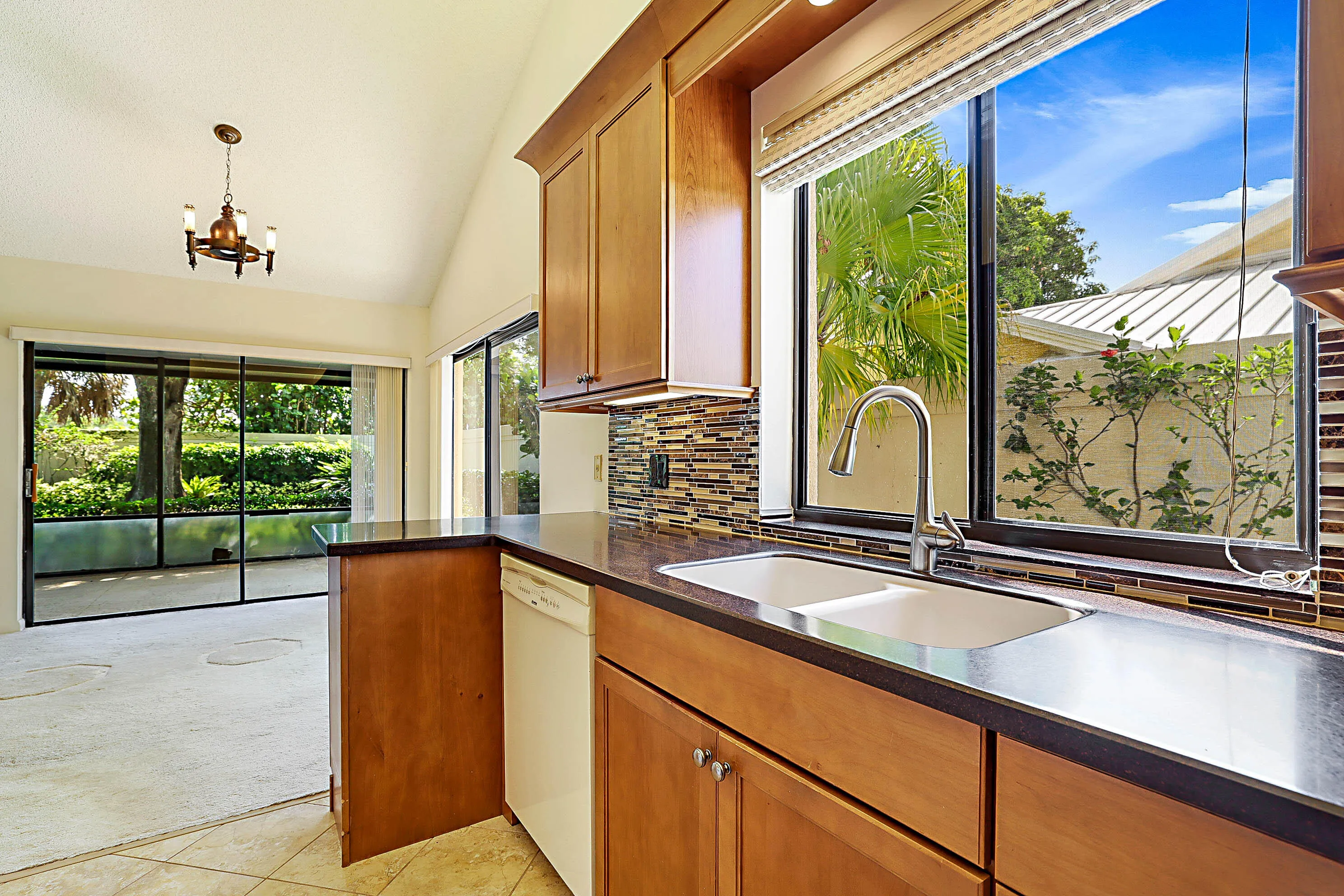 Updated Kitchen Has Window