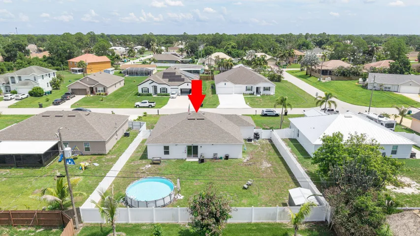 Aerial Backyard