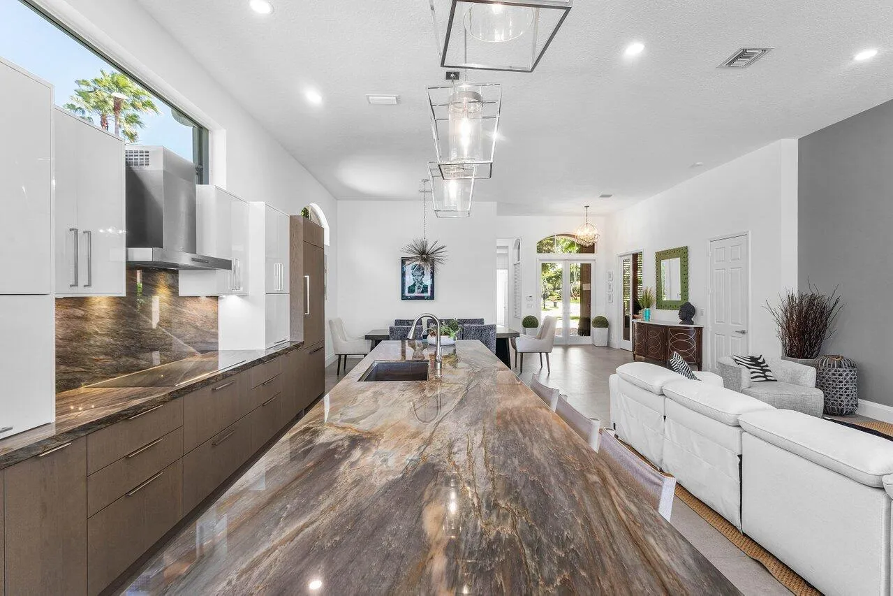 Stunning Quartzite Counters & Backsplash