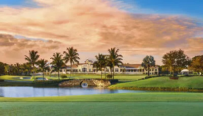 BallenIsles Clubhouse at Sunset