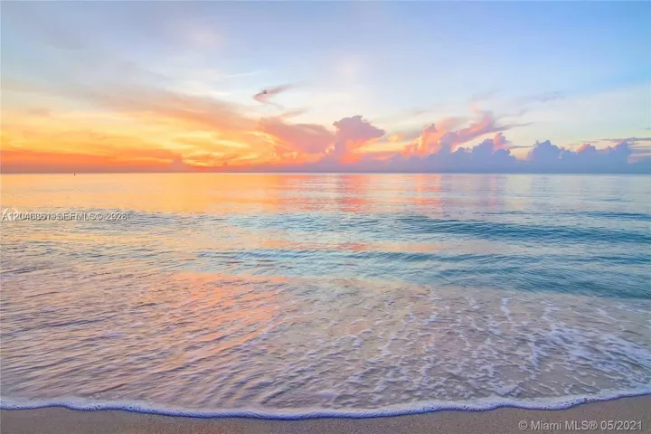 The ocean is right outside your door!