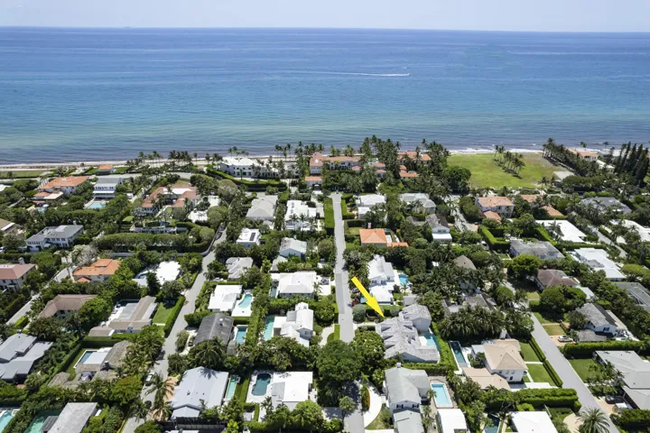 Aerial Facing East of home