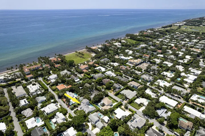 Aerial southeast of home
