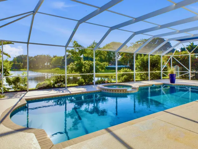 Screened Pool Waterfront 1