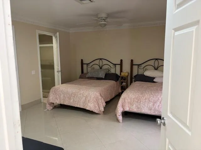 the master bedroom