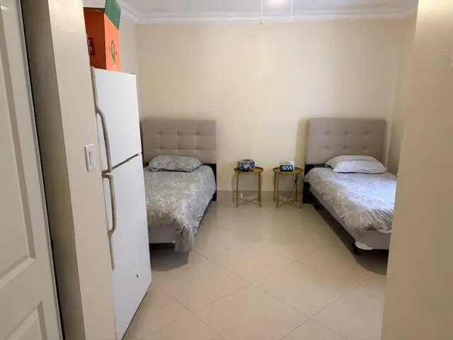 the extra room in the garage