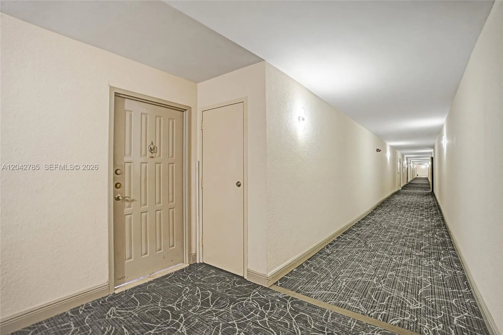 Entrance to unit