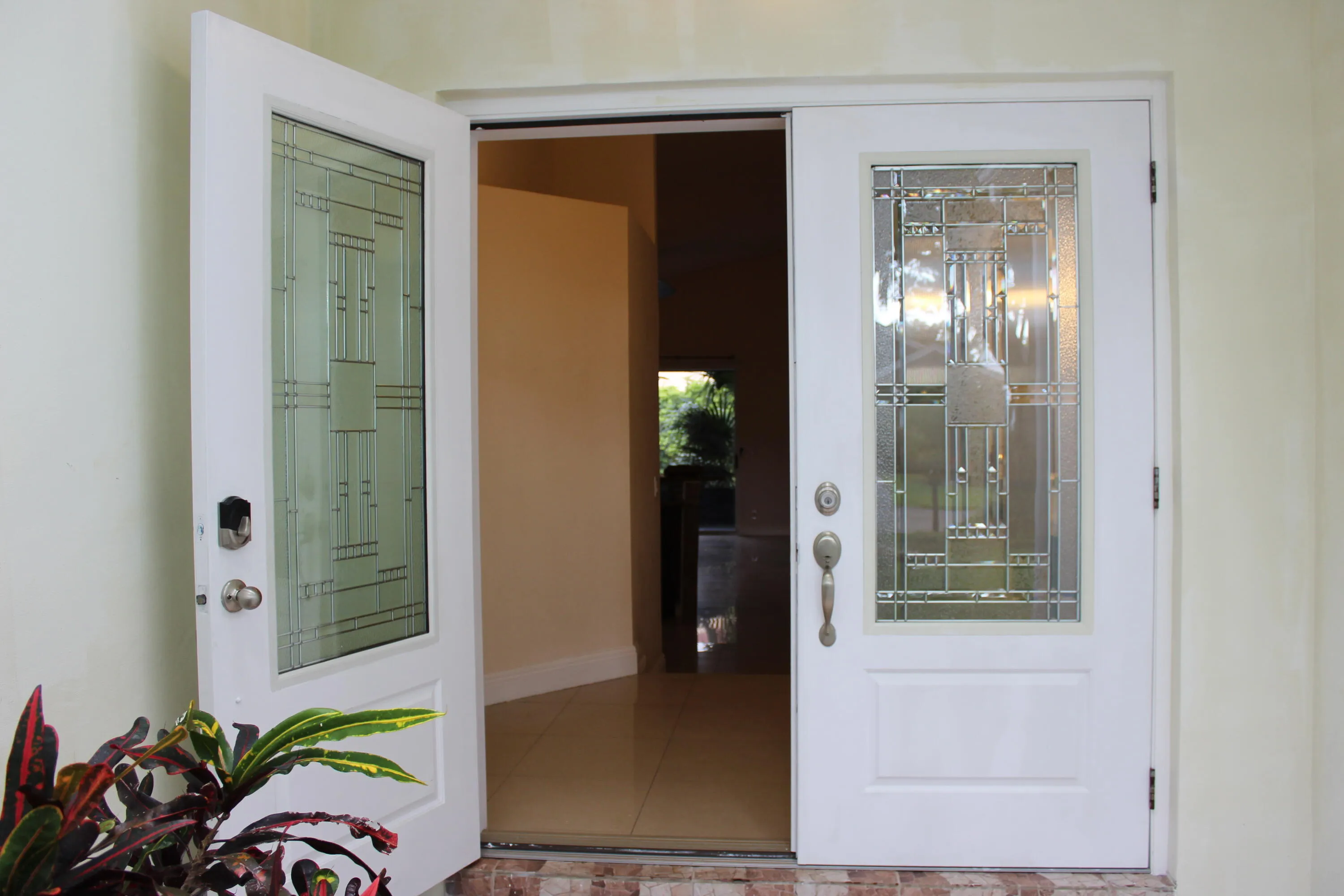 House French door entry