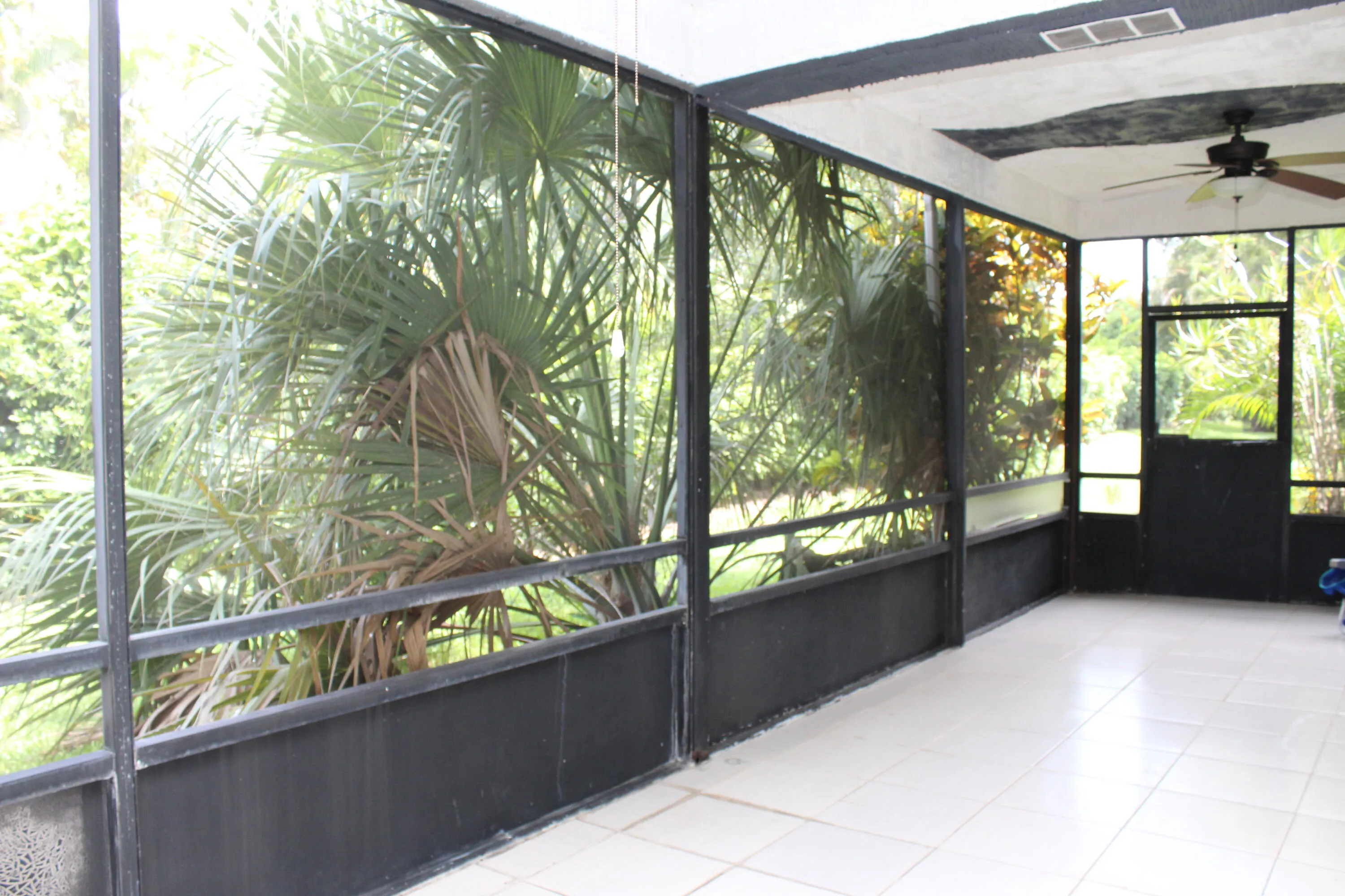 Backyard patio