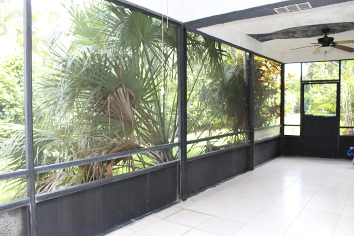Backyard patio