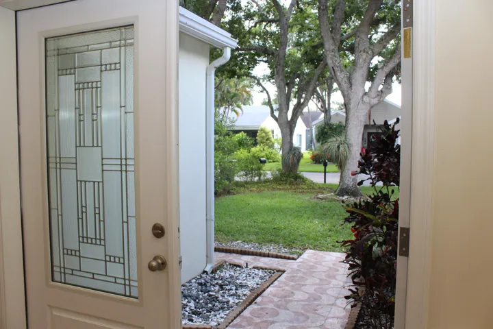 Front entry door