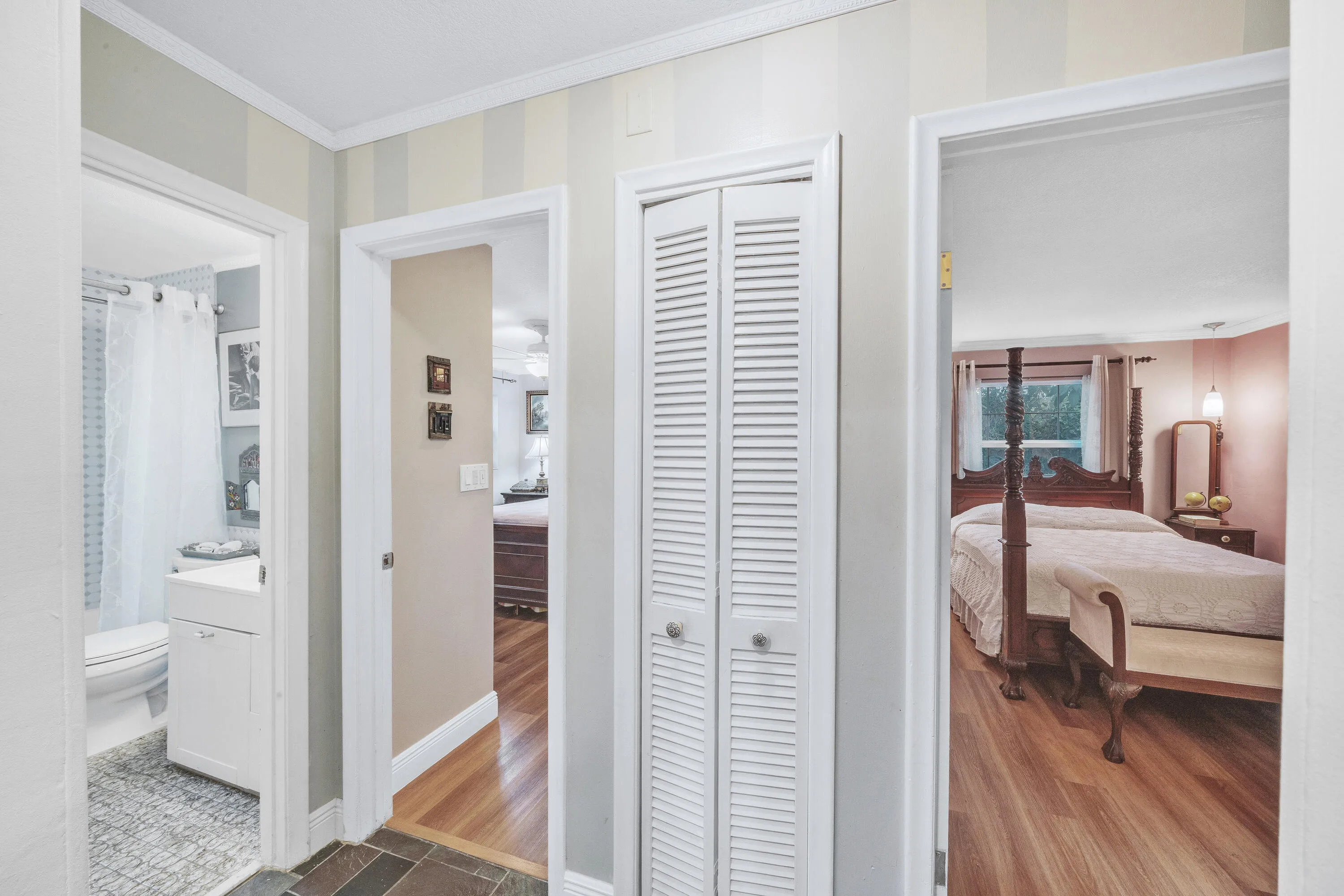 Hallway into Guest Bedrooms & Bath
