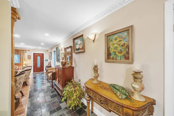 Looking back at front door