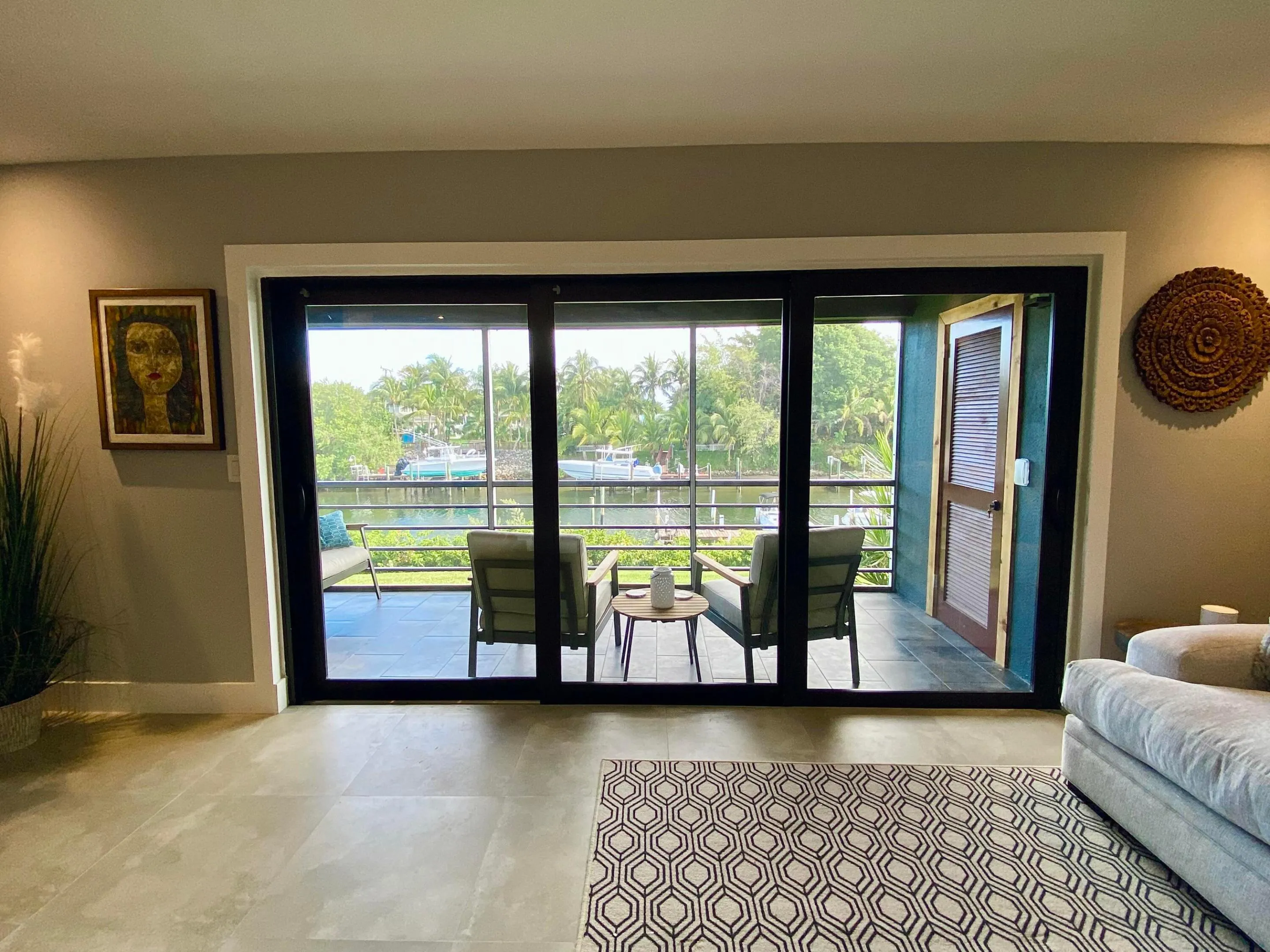 Interior to Balcony