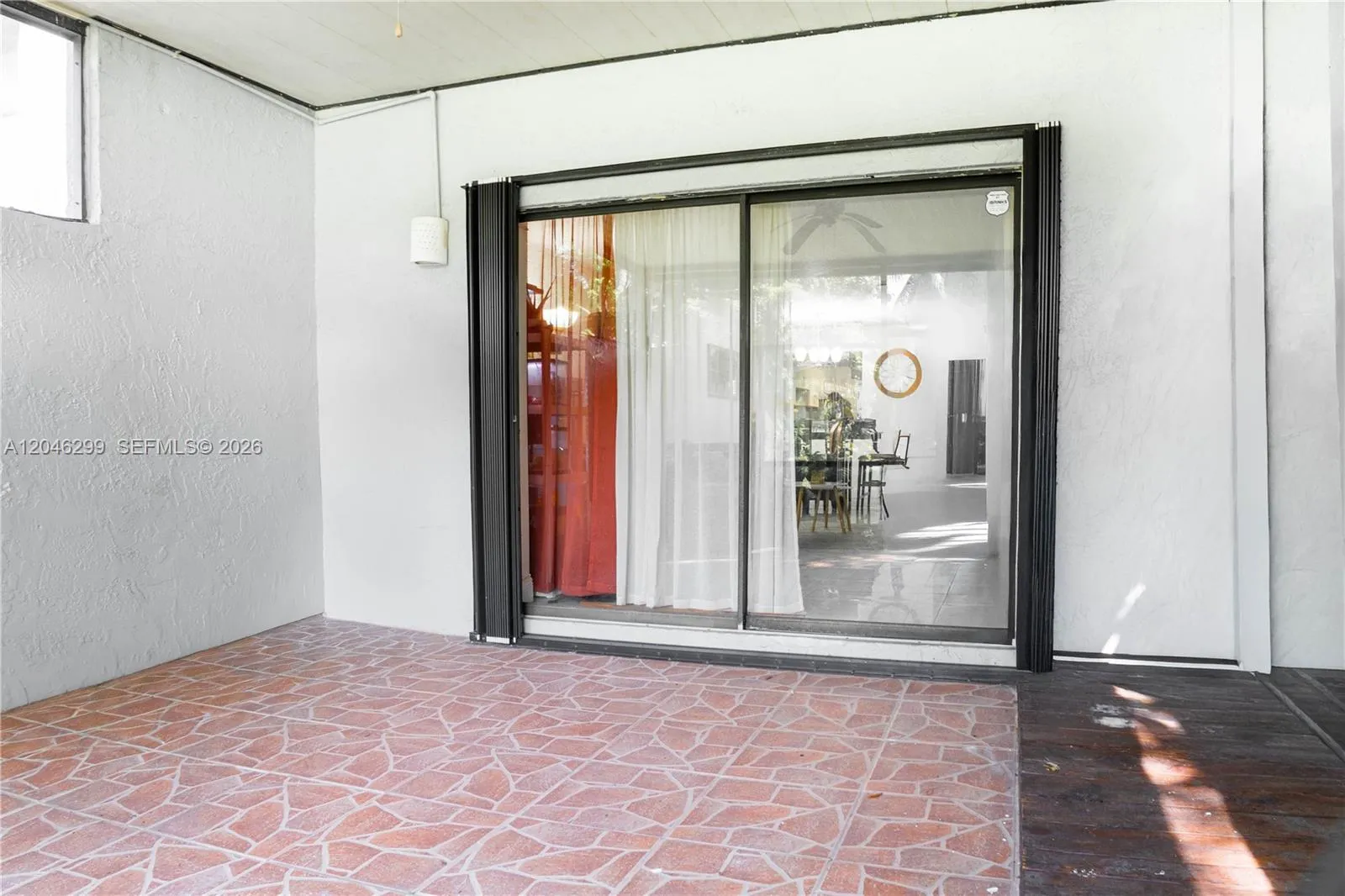 Covered patio