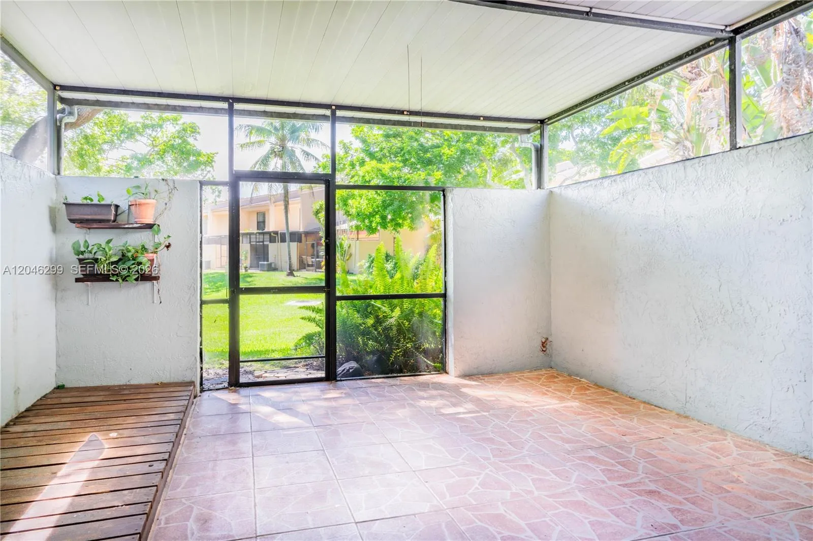 Covered patio