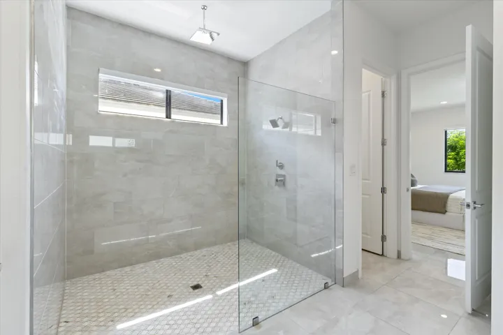 Master shower 1st floor