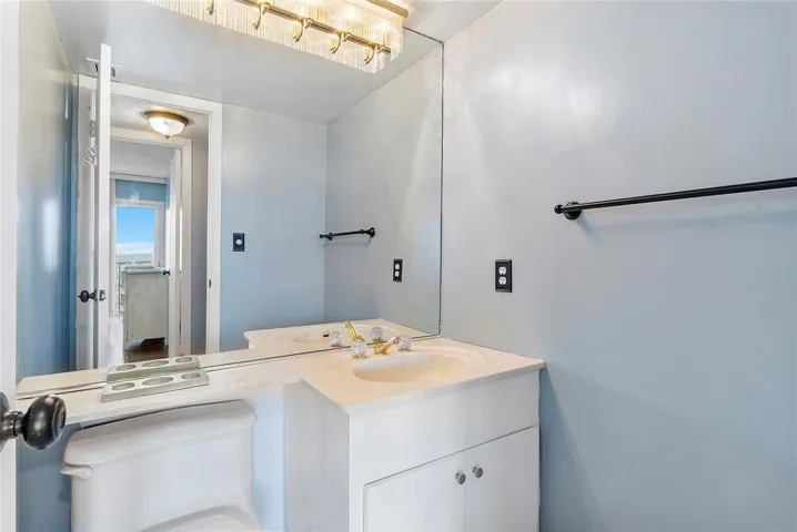 Half Bath in Hallway
