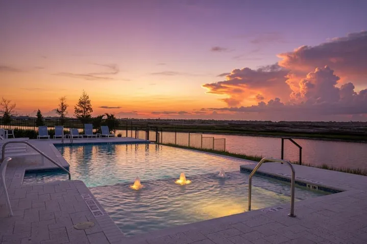pool twilight