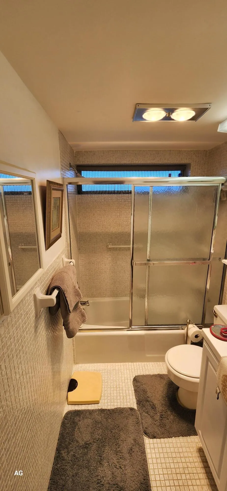 Bathroom shower combo