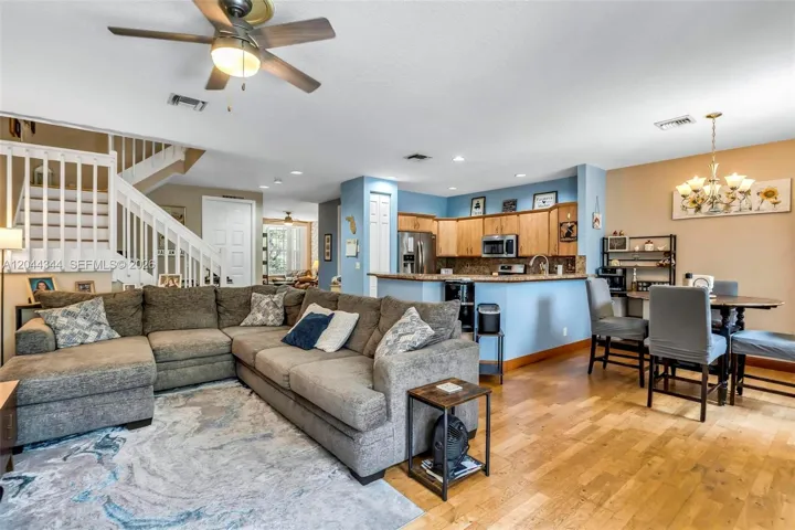 Family, Dining, and Kitchen