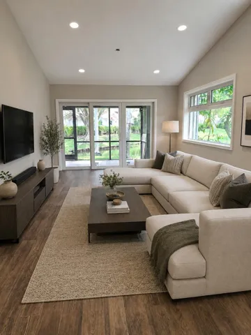Great Room - Virtually Staged
