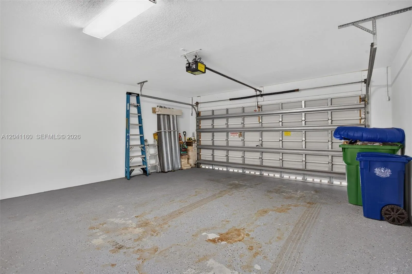 Bright 2-car garage.