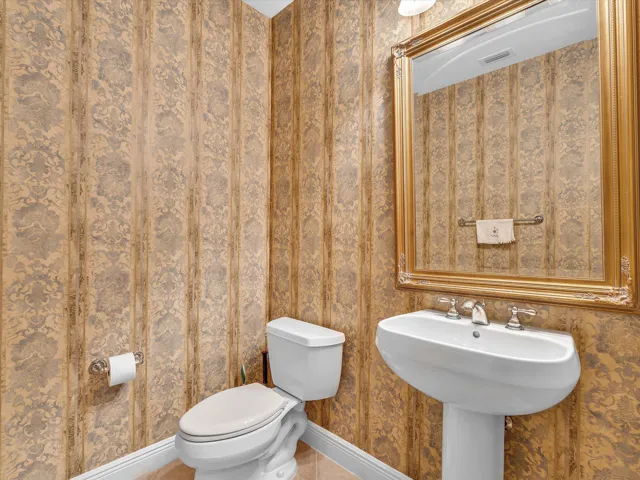 Main floor half bath
