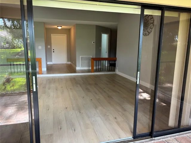 family room view from patio