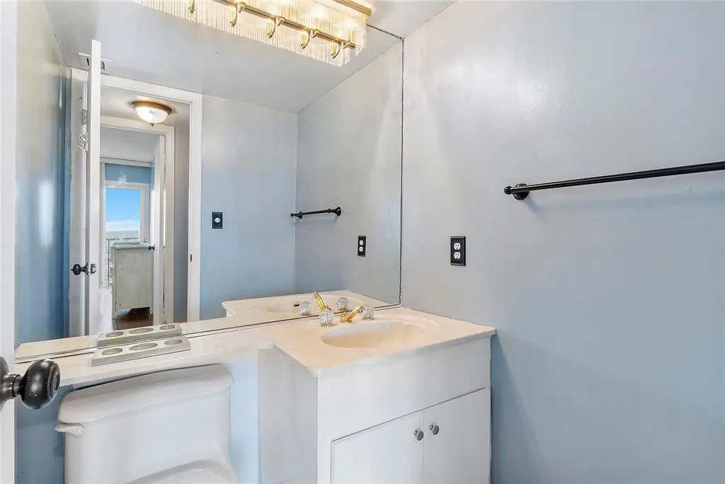 Half Bath in Hallway