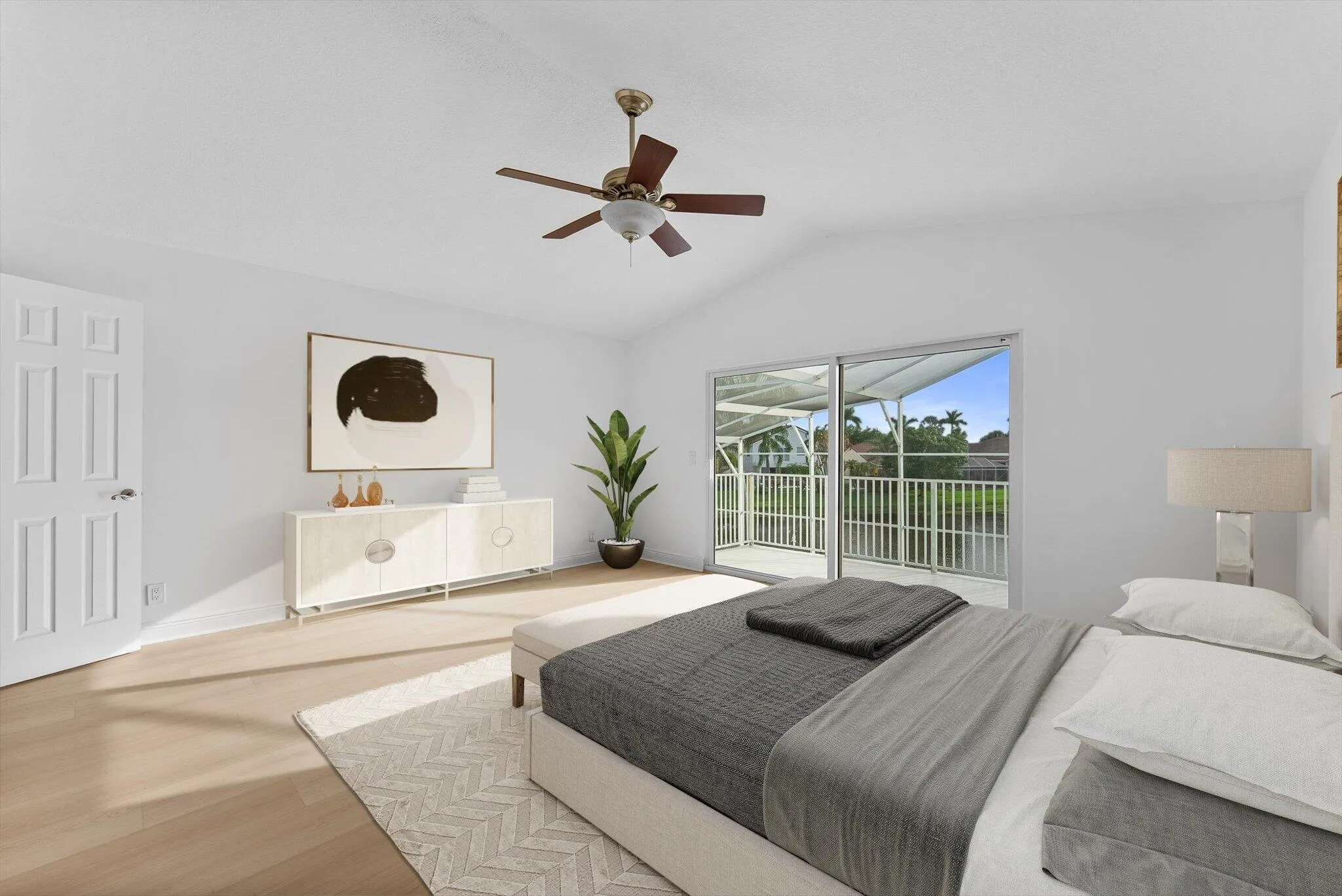 Staged Primary Bedroom