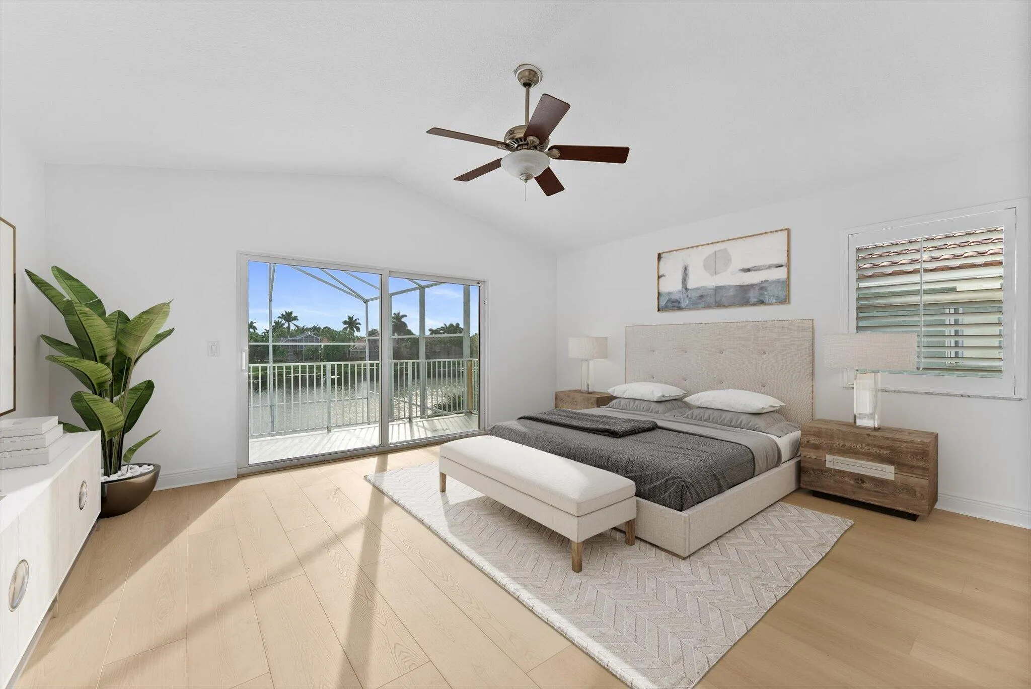 Staged Primary Bedroom