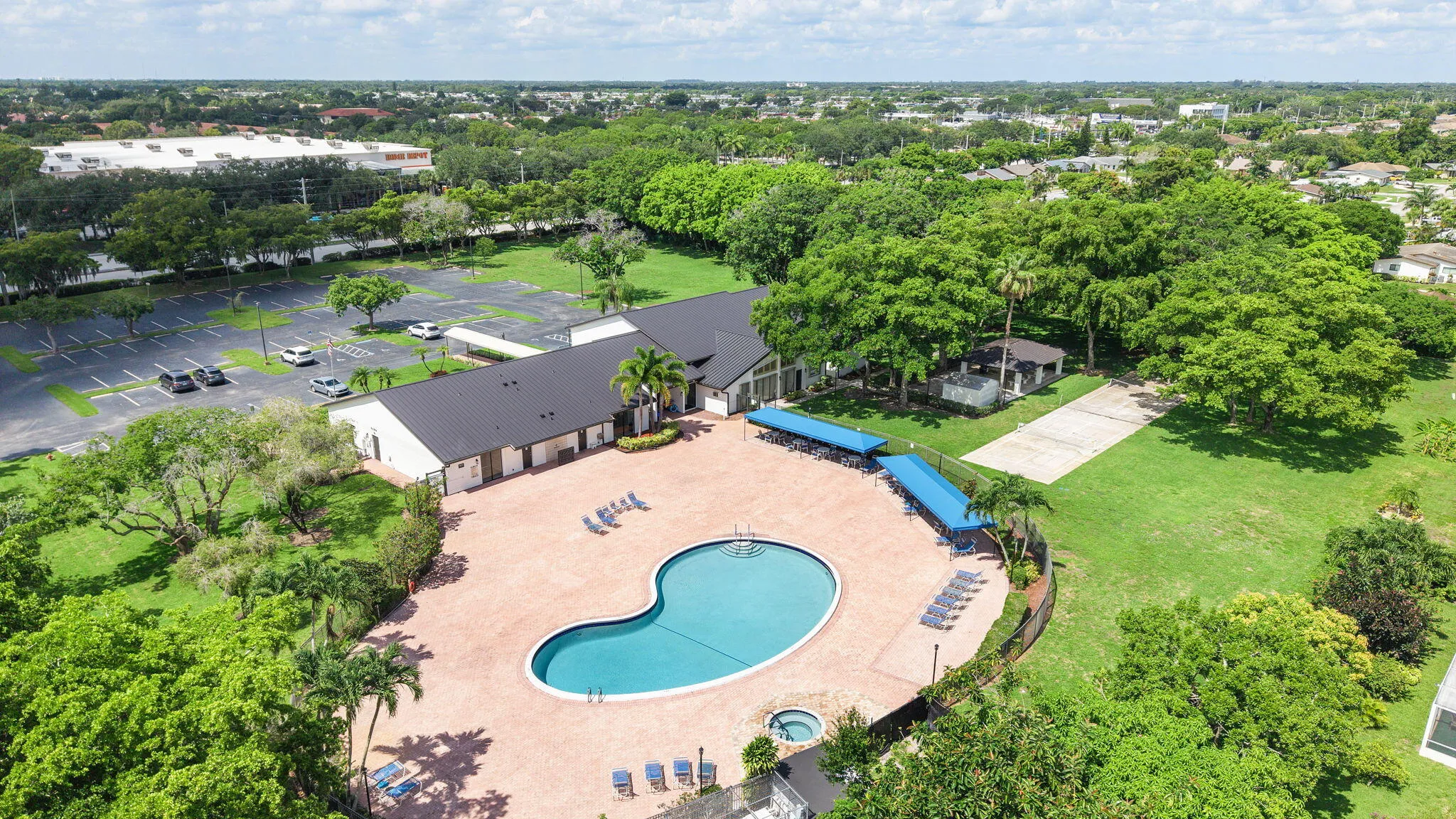 Clubhouse pool