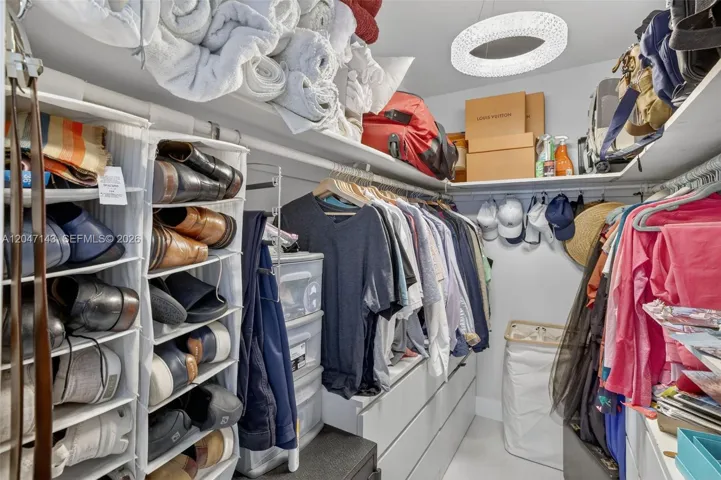 Walk in closet is now empty.